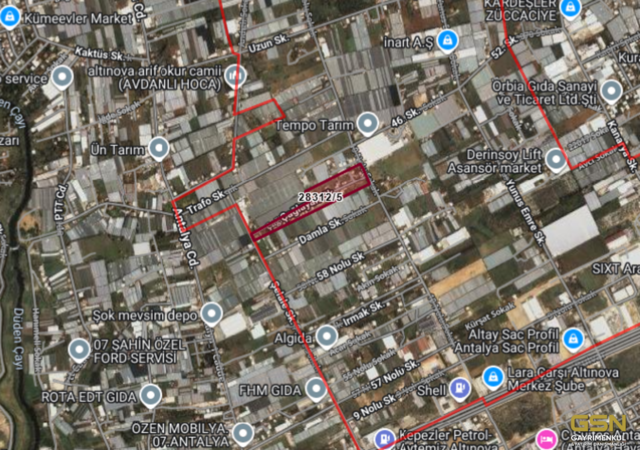 5-ANTALYA KEPEZ MENDERES MAH. TAKASLI TARLA